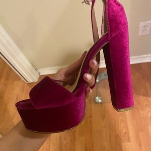 Steve Madden Velvet Heels